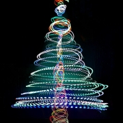 blue and white led light