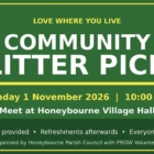 Community Litter Pick – Sunday 1 November